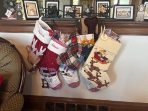 Pottery Barn Holiday Christmas stocking Santa Felt Reindeer Party Disney kid ,
