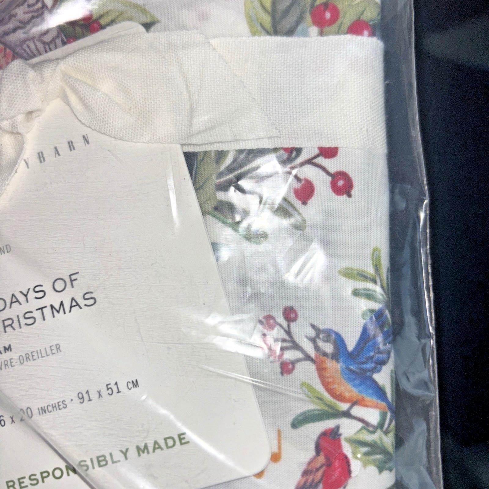 pottery barn Holiday Christmas Day Nutcracker Pillowcase Birthday gift set 2 `