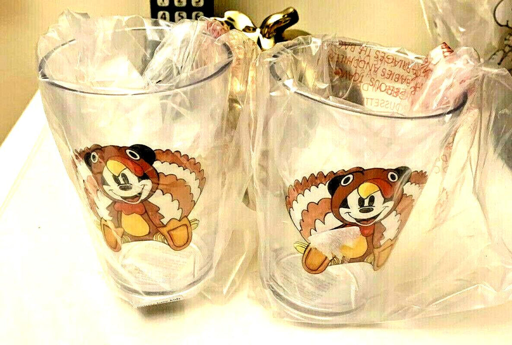 Pottery Barn Disney Mickey Mouse holiday cup Thanksgiving party gift kid SET 2