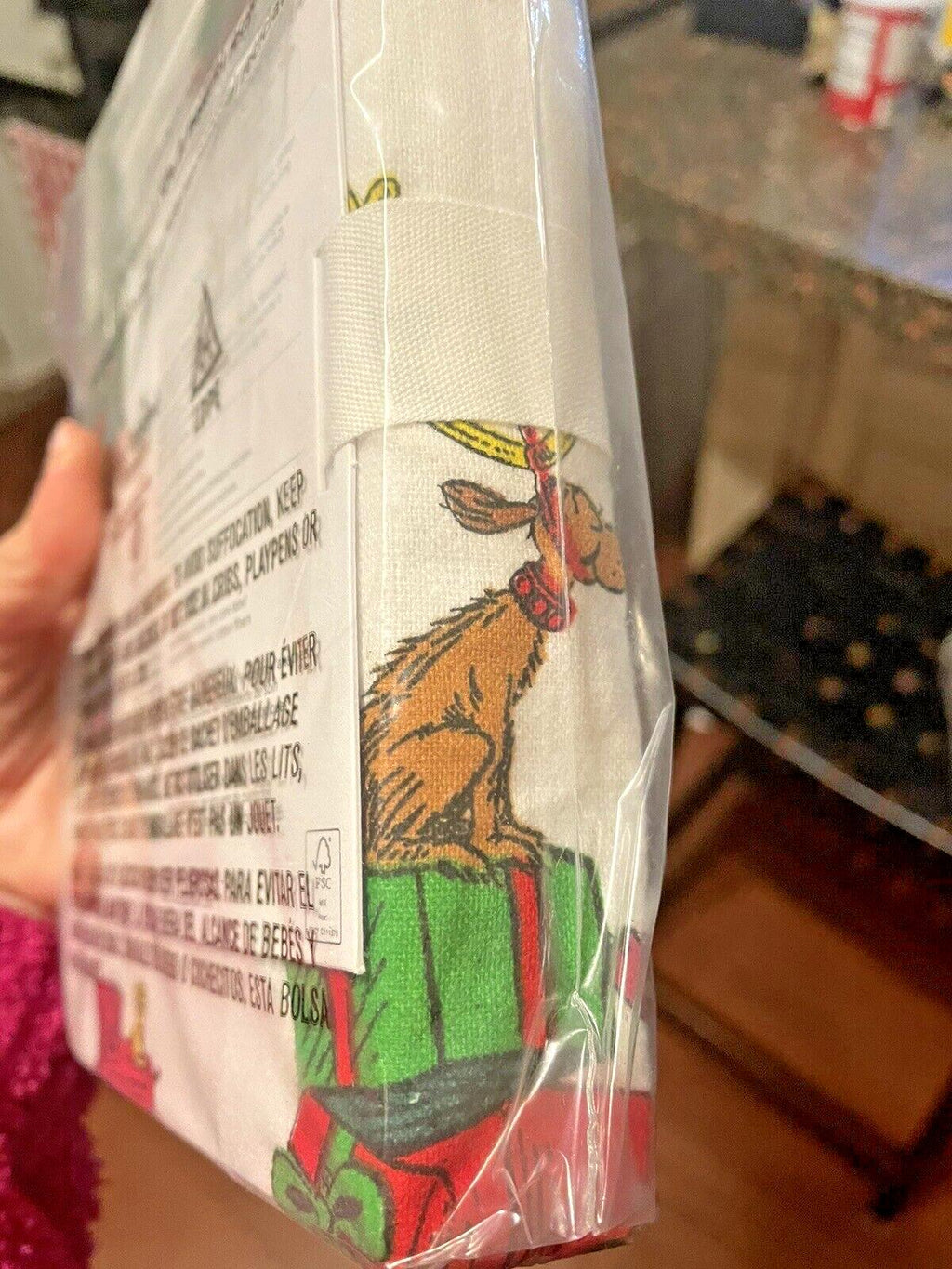 Pottery Barn Grinch Christmas pillow Sham Dr Seuss Holiday Disney Gift party ]