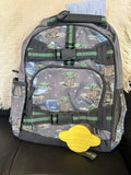 School Disney STAR WARS Pottery Barn BACKPACK LARGE space Solo Grogu Yoda+Bag .