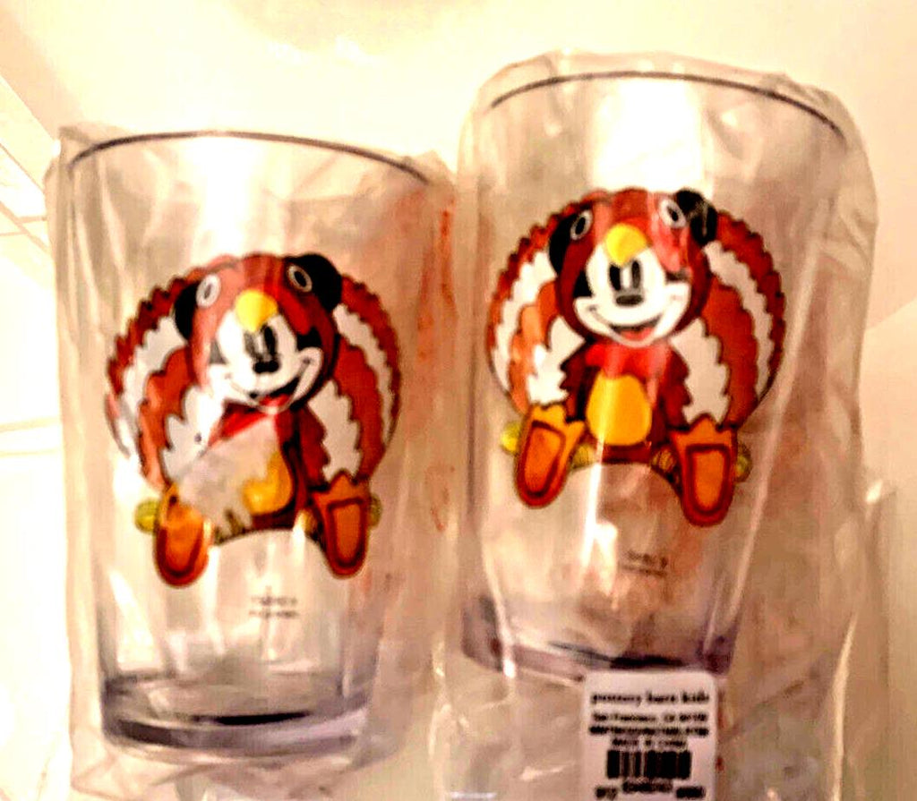 Pottery Barn Disney Mickey Mouse holiday cup Thanksgiving party gift kid SET 2