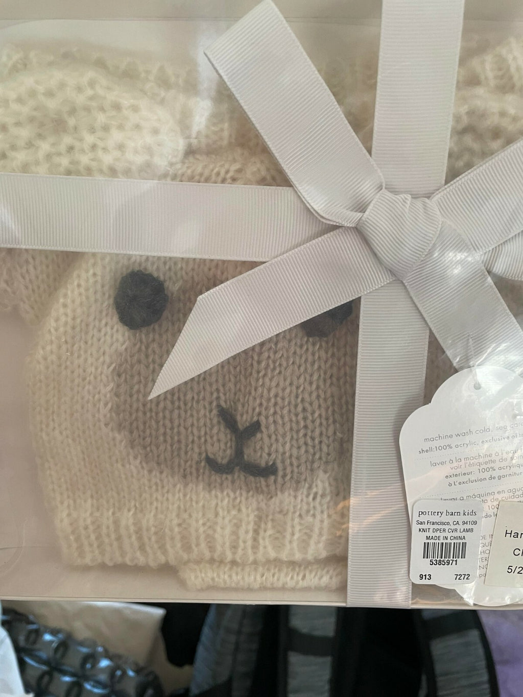 Pottery Barn Easter Disney Baby nursery outfit diaper cover hat set gift bear =