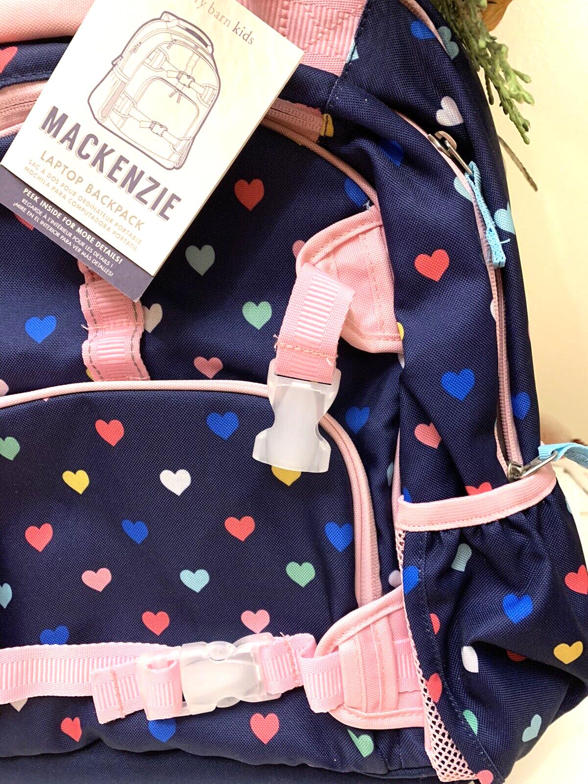 Pottery Barn School Disney LARGE BACKPACK ?? Heart +WATER travel girl gift Set n