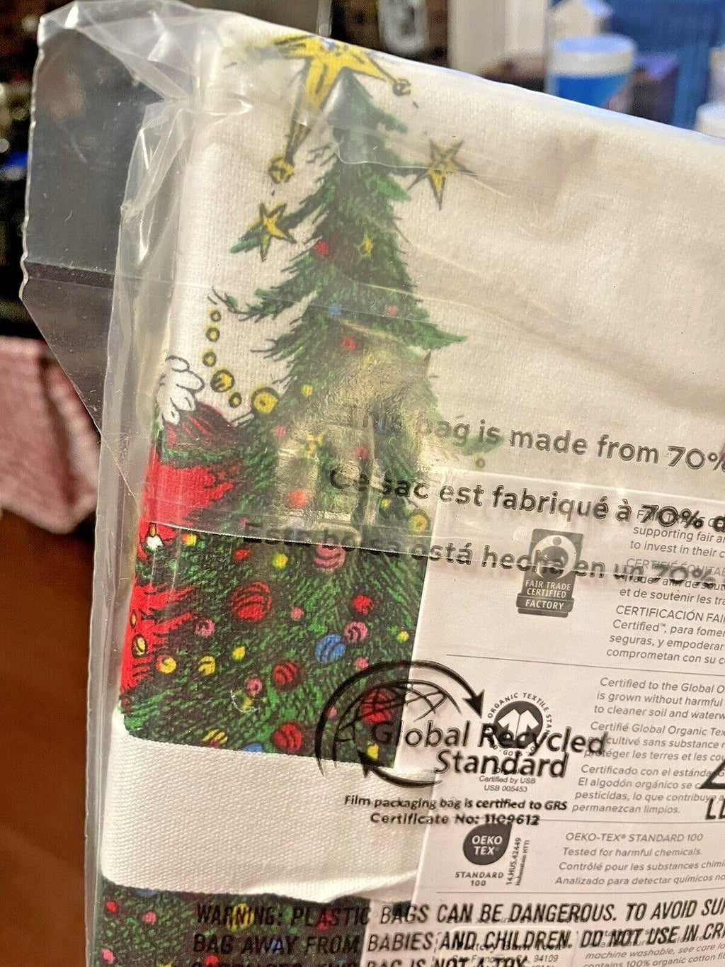 Pottery Barn Grinch Christmas pillow Sham Dr Seuss Holiday Disney Gift party ]