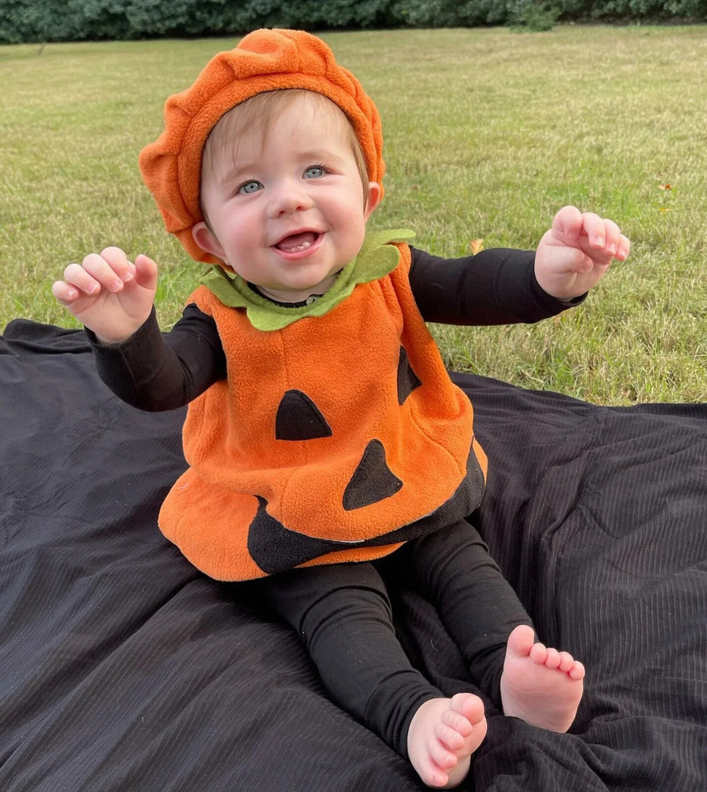 Pottery Barn 3-6 Month Pumpkin costume Disney baby Halloween outfit party kid ]
