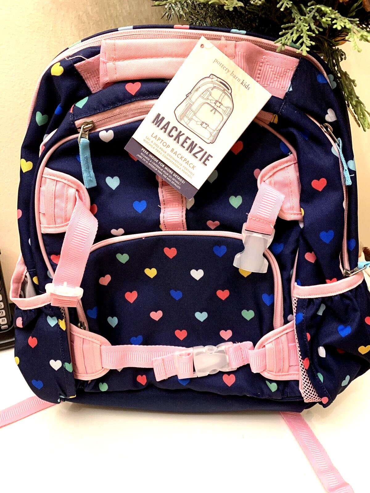 Pottery Barn School Disney LARGE BACKPACK ?? Heart +WATER travel girl gift Set n
