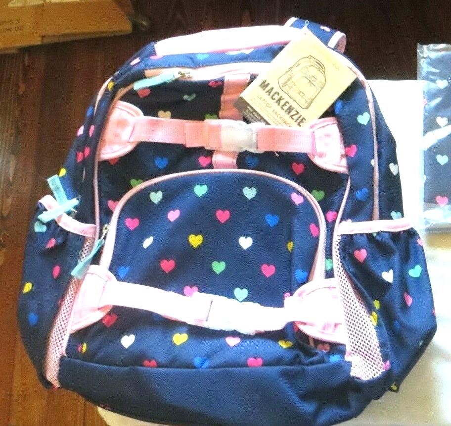 Pottery Barn School Disney LARGE BACKPACK ?? Heart +WATER travel girl gift Set n