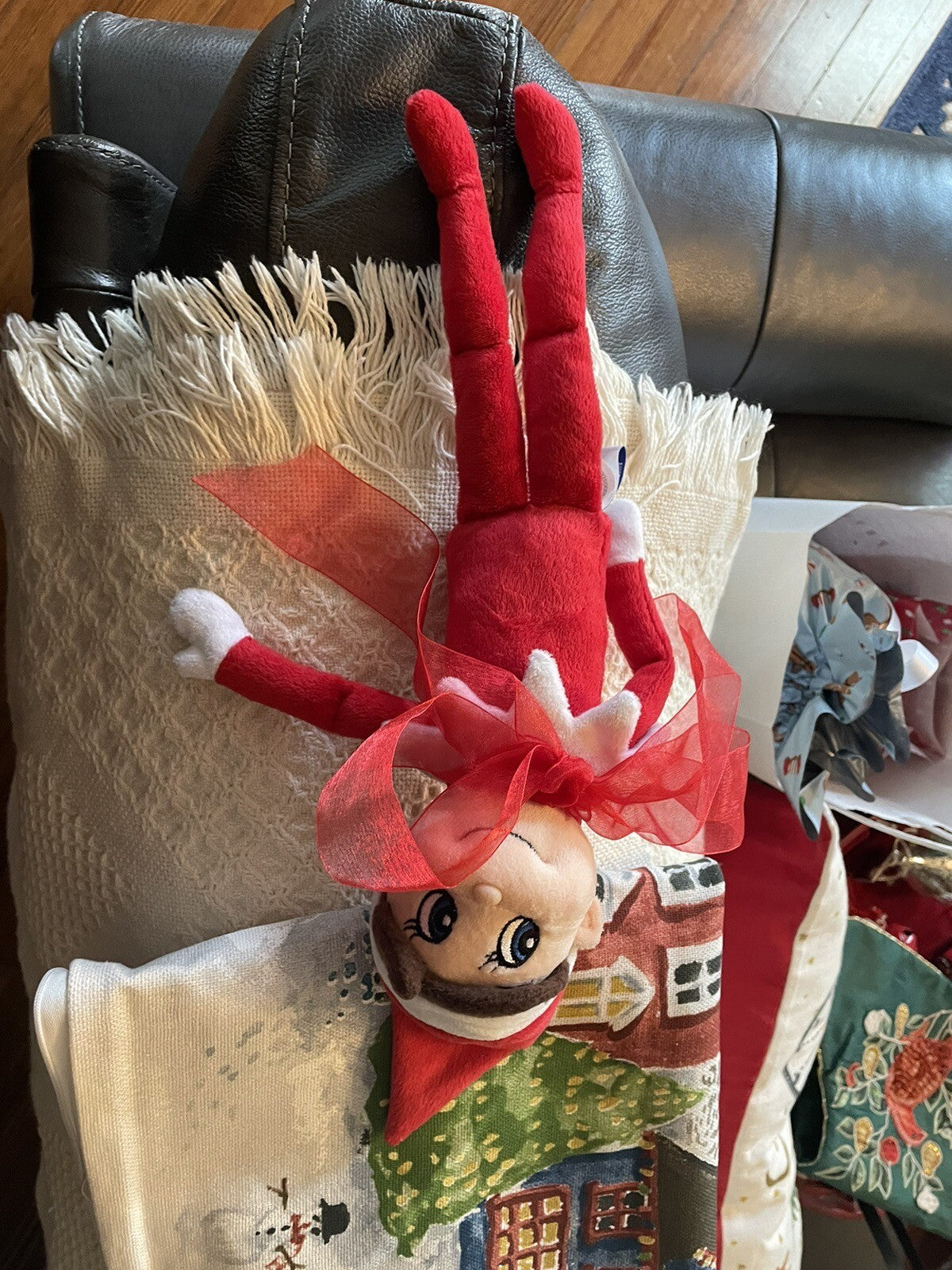 Disney Pottery Barn Christmas Elf Shelf toy holiday gift School pre k stuffed -