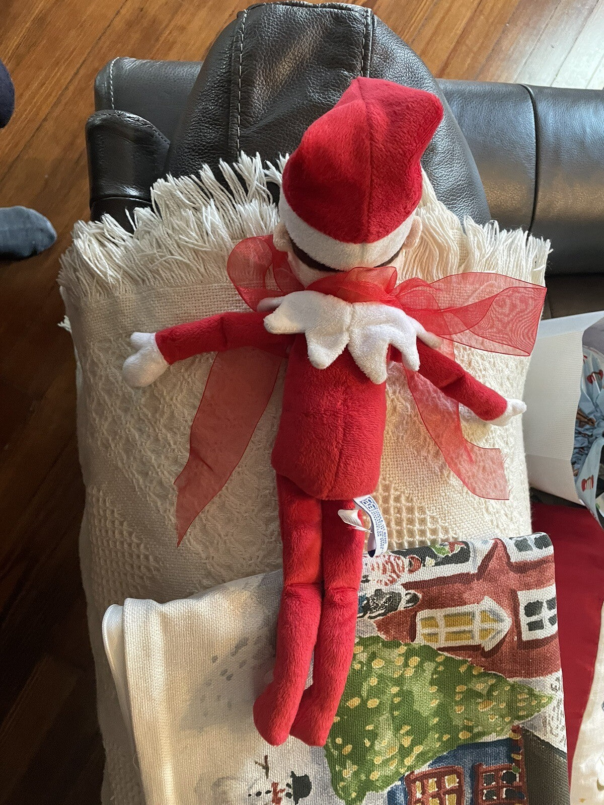 Disney Pottery Barn Christmas Elf Shelf toy holiday gift School pre k stuffed -