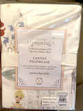 Disney Pottery Barn pillowcase CASTLE holiday PRINCESS Belle gift girl school =