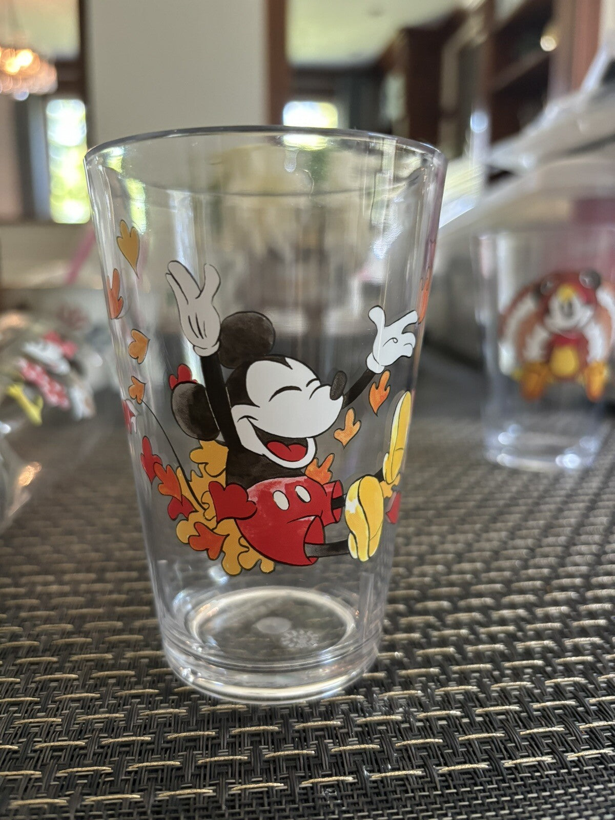 Pottery Barn Mickey Mouse Disney Dinner Cup SET Thanksgiving holiday party gift
