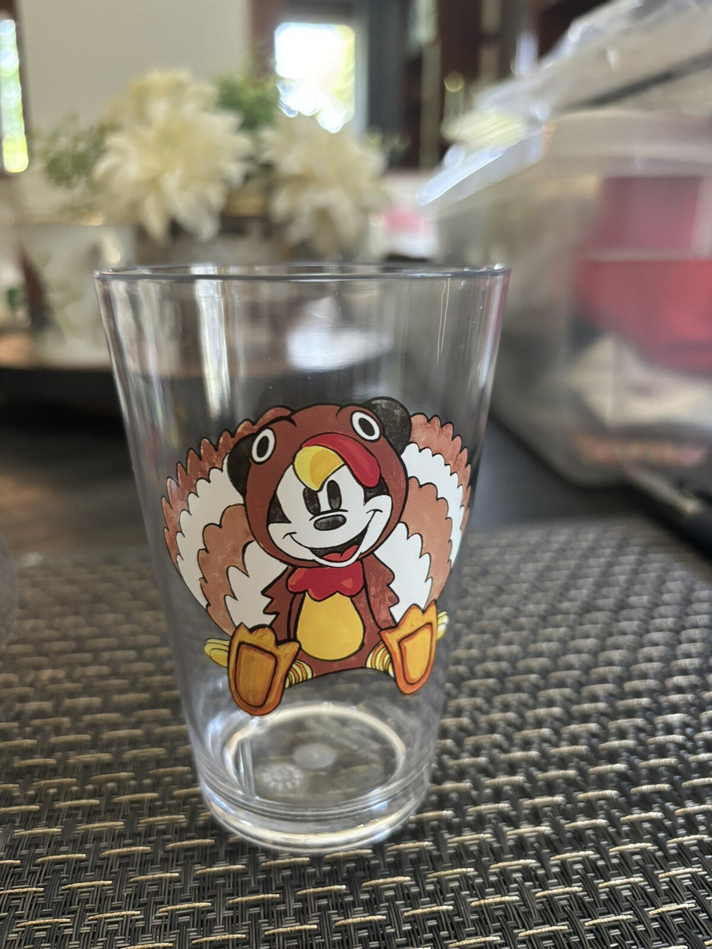 Pottery Barn Mickey Mouse Disney Dinner Cup SET Thanksgiving holiday party gift