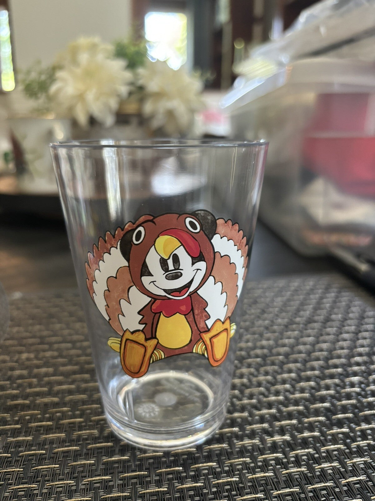 Pottery Barn Mickey Mouse Disney Dinner Cup SET Thanksgiving holiday party gift
