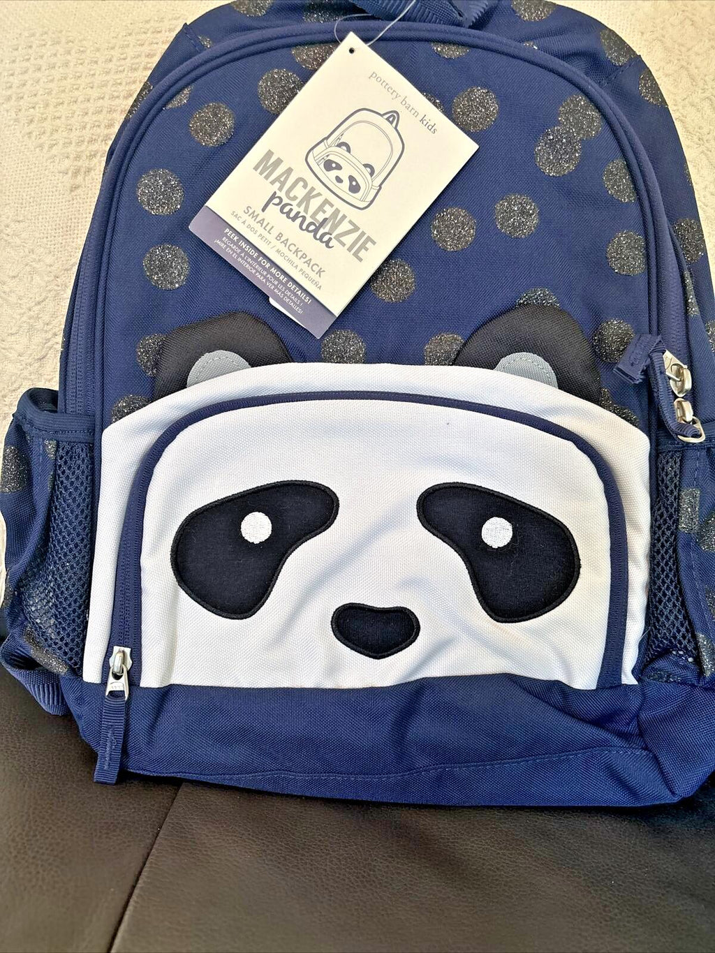 School Pottery barn Glitter BACKPACK Panda ??girl butterfly Disney Travel Gift n