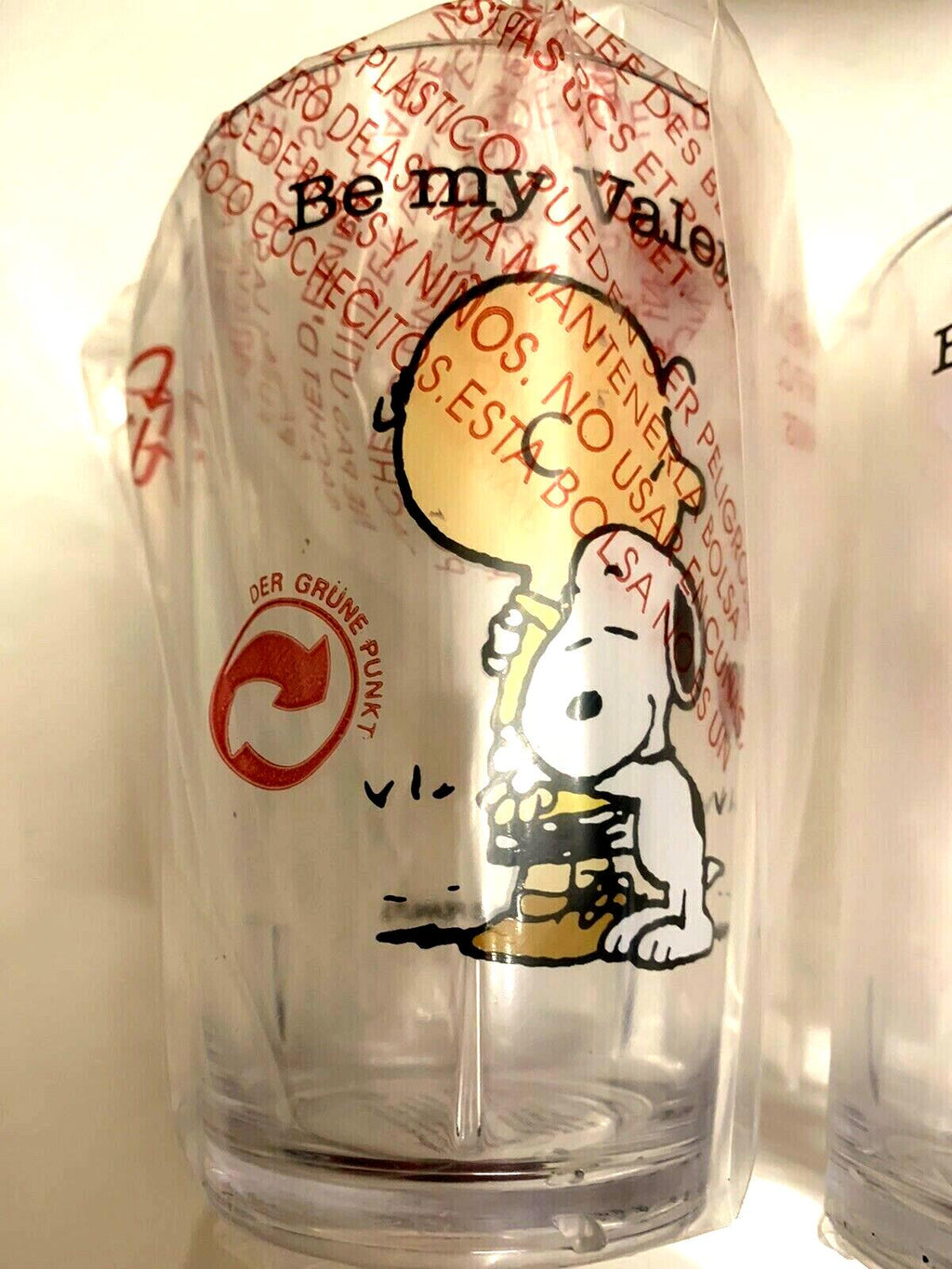 Disney Snoopy Pottery Barn Valentine cup Peanuts Holiday party Birthday ?? -