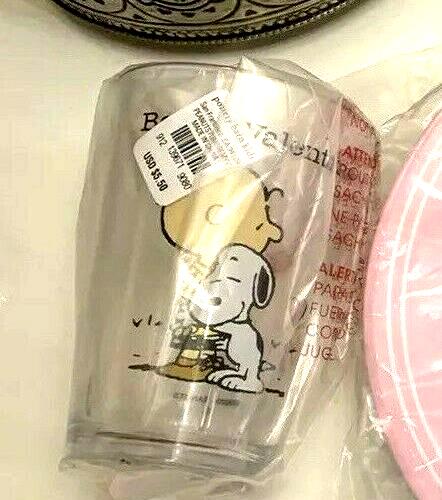 Disney Snoopy Pottery Barn Valentine cup Peanuts Holiday party Birthday ?? -