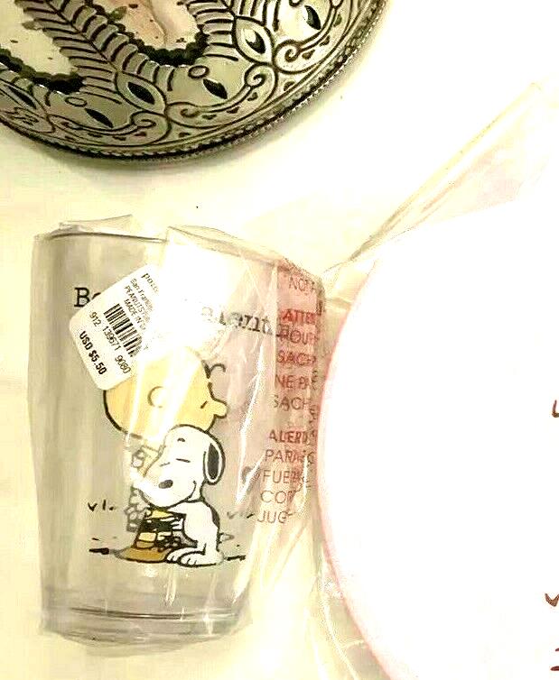 Disney Snoopy Pottery Barn Valentine cup Peanuts Holiday party Birthday ?? -