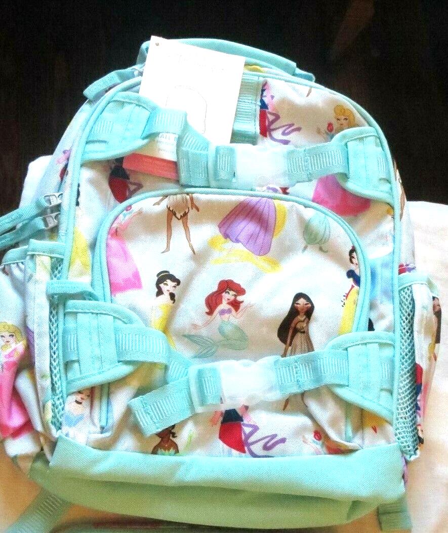 Pottery Barn School Disney BACKPACK princess+Water bottle heart Belle Travel .