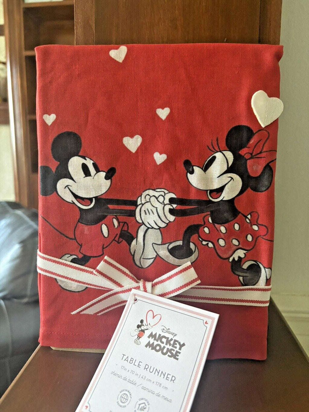 Disney Pottery Barn Mickey Mouse Holiday Table runner party halloween SET 2 n