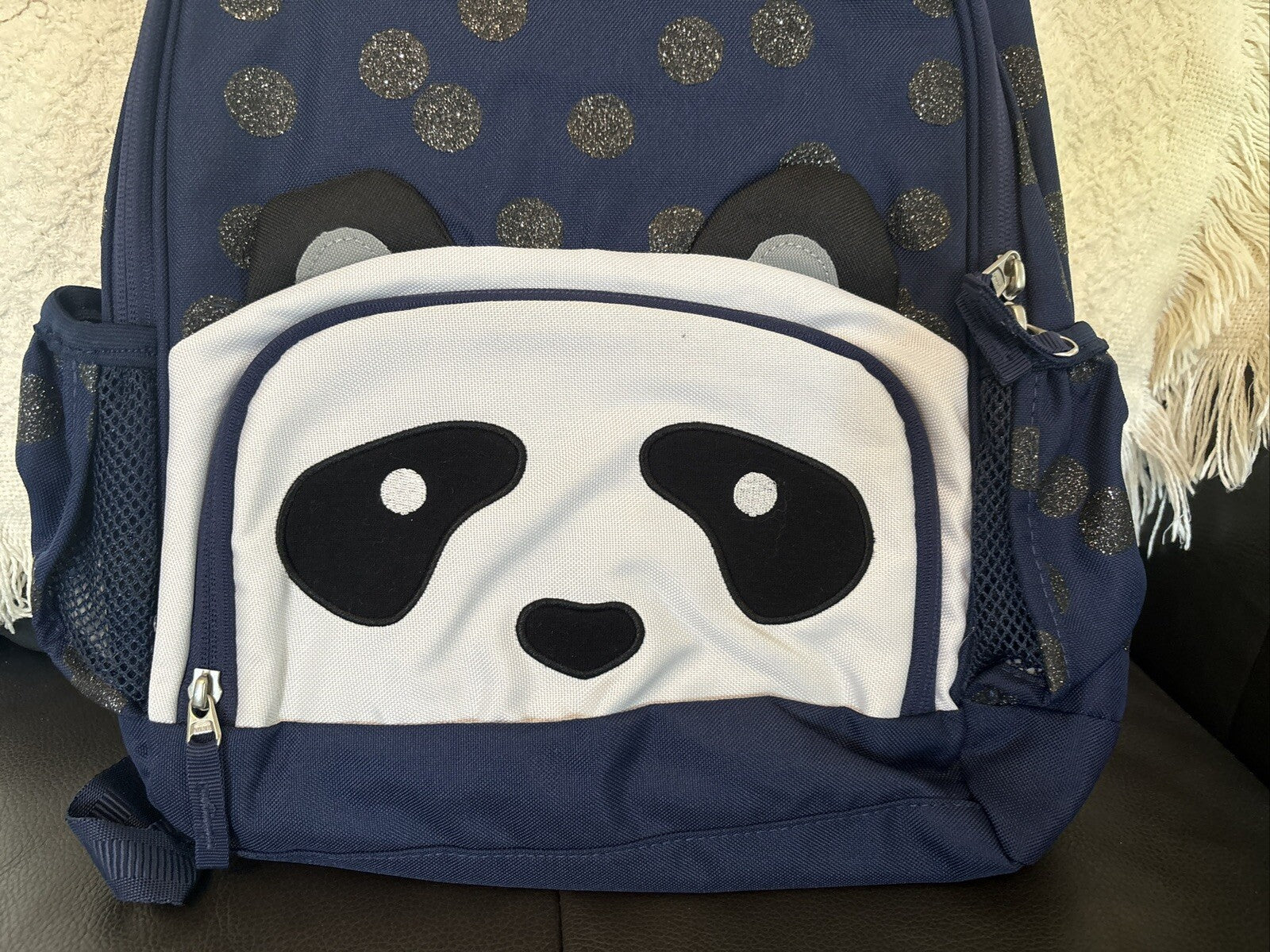 School Pottery barn Glitter BACKPACK Panda ??girl butterfly Disney Travel Gift n