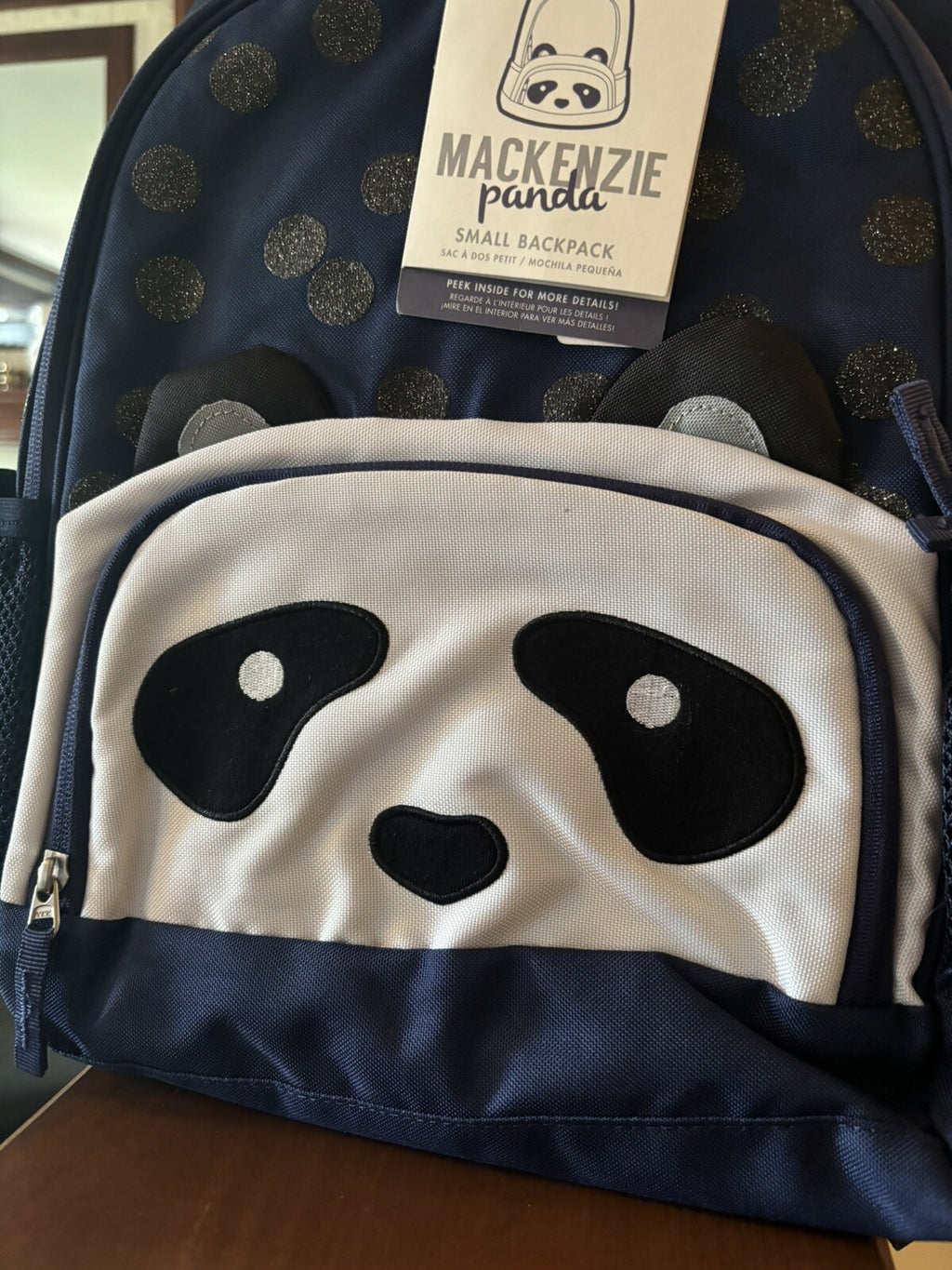 School Pottery barn Glitter BACKPACK Panda ??girl butterfly Disney Travel Gift n