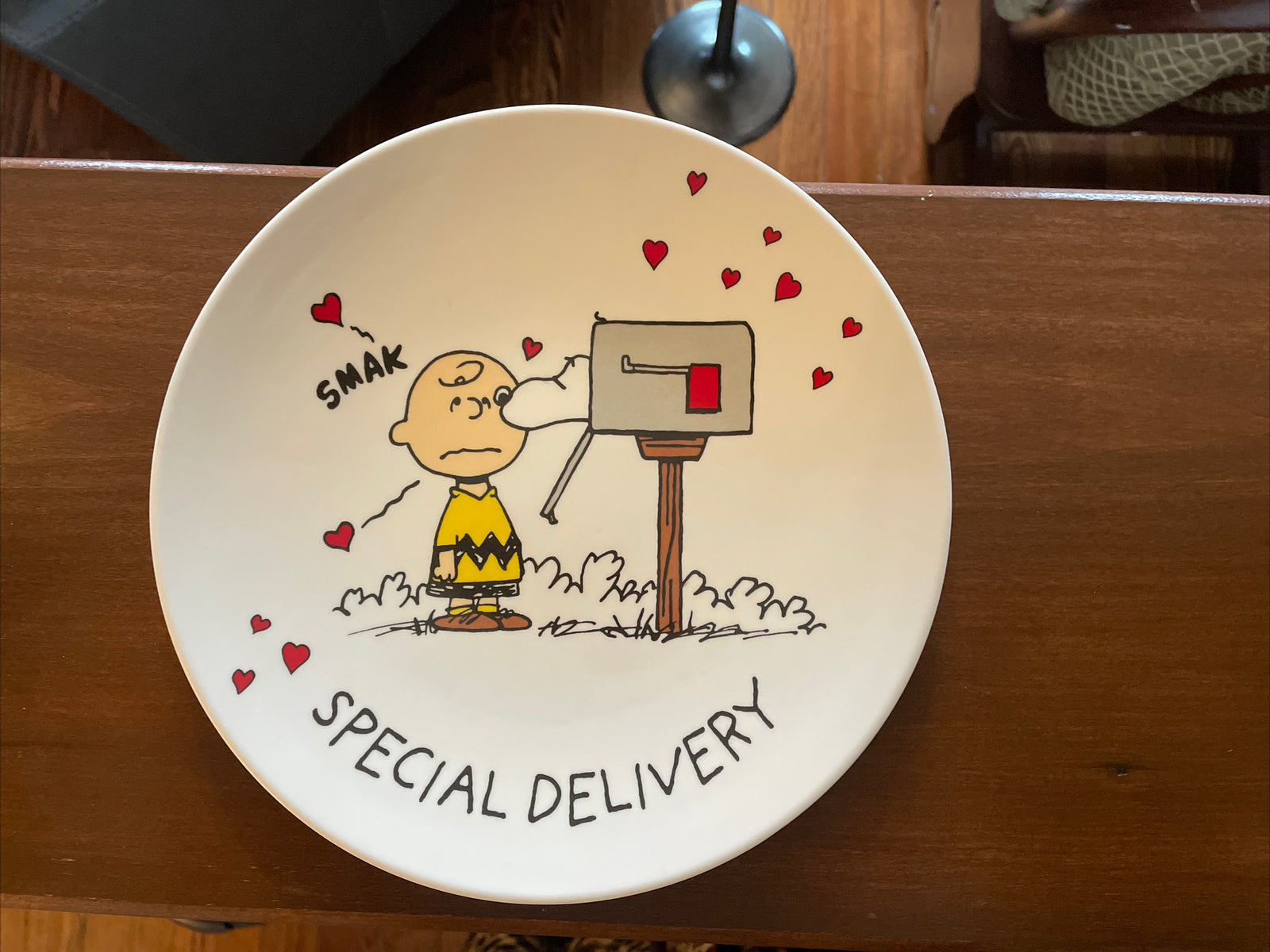 SNOOPY Pottery Barn Peanuts PLATE Holiday party school Disney lunch kids  ?? 1