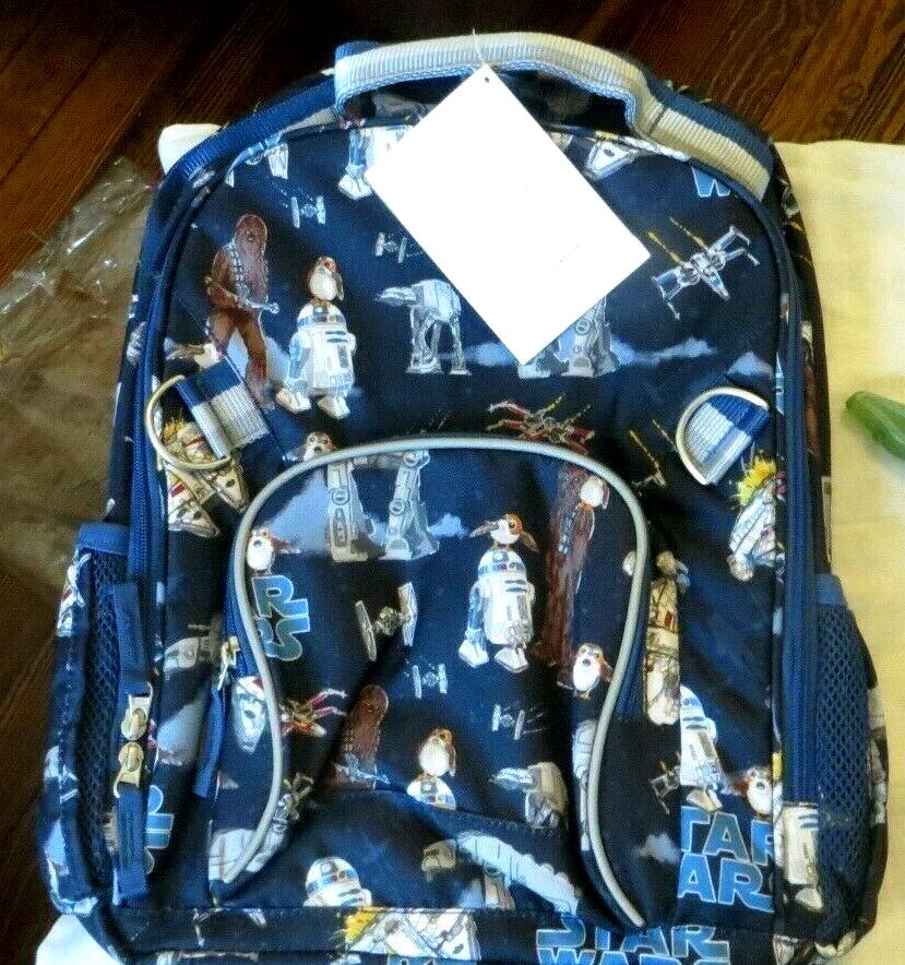 Pottery Barn school disney STAR WARS travel BACKPACK Solo Space+LUNCH+WATER  .