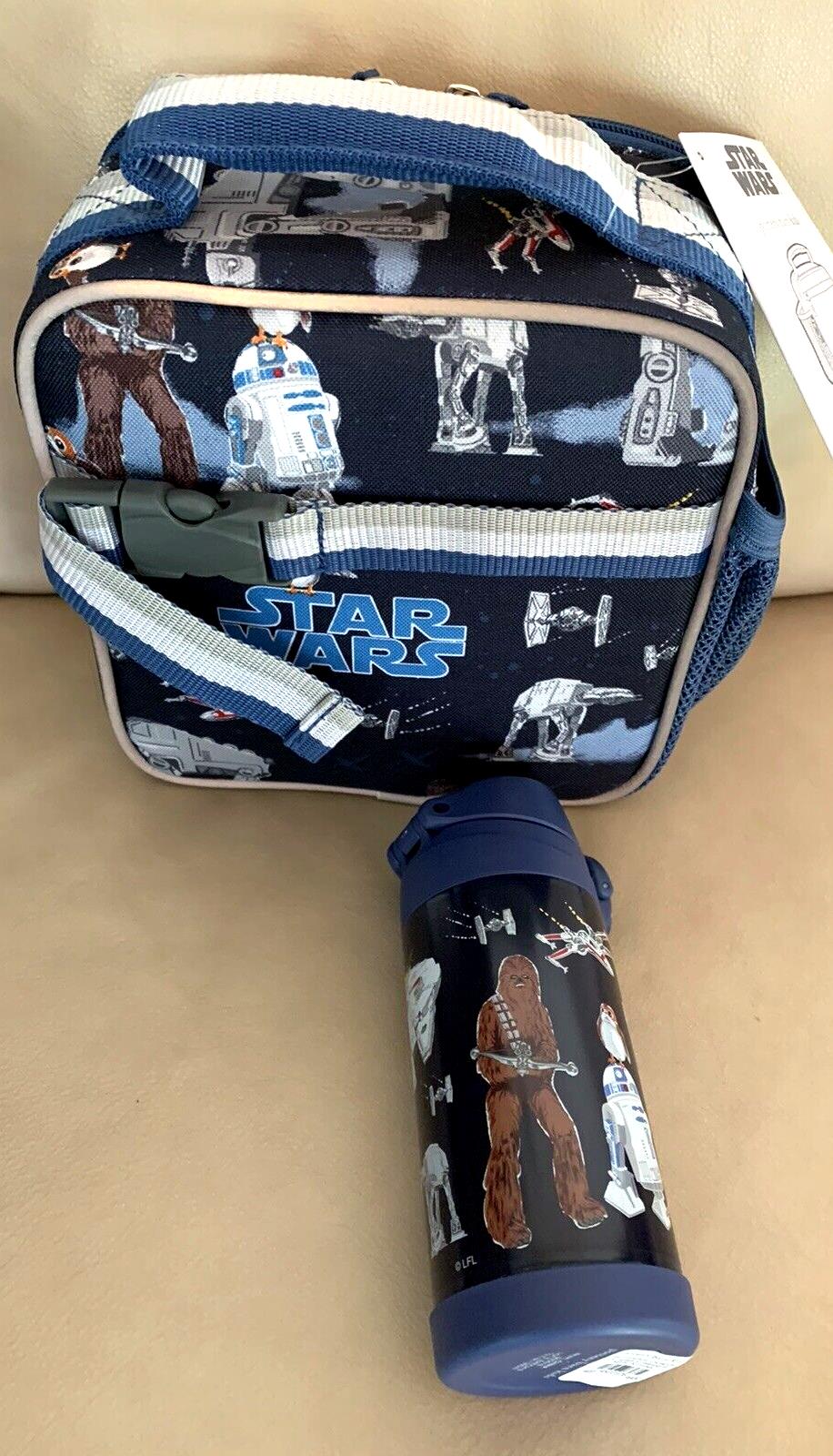 Pottery Barn school disney STAR WARS travel BACKPACK Solo Space+LUNCH+WATER  .