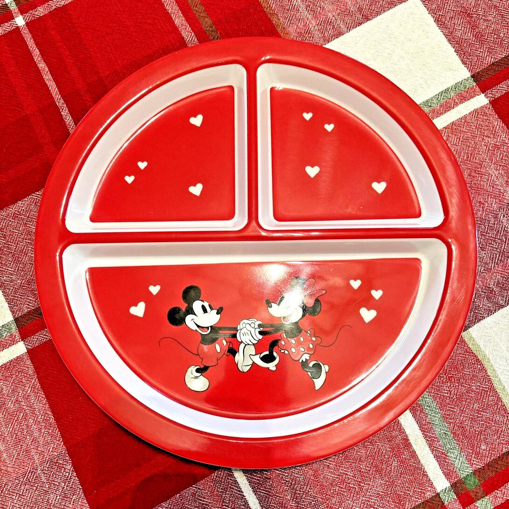Pottery Barn holiday Disney Mickey Mouse party Minnie Dinner Plate kid Heart