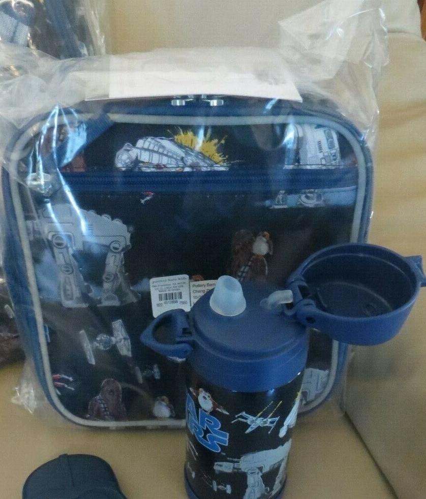 Pottery Barn school disney STAR WARS travel BACKPACK Solo Space+LUNCH+WATER  .