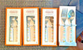 Pottery Barn Holiday Snoopy Disney School UTENSIL peanuts Thanksgiving SET 4 .