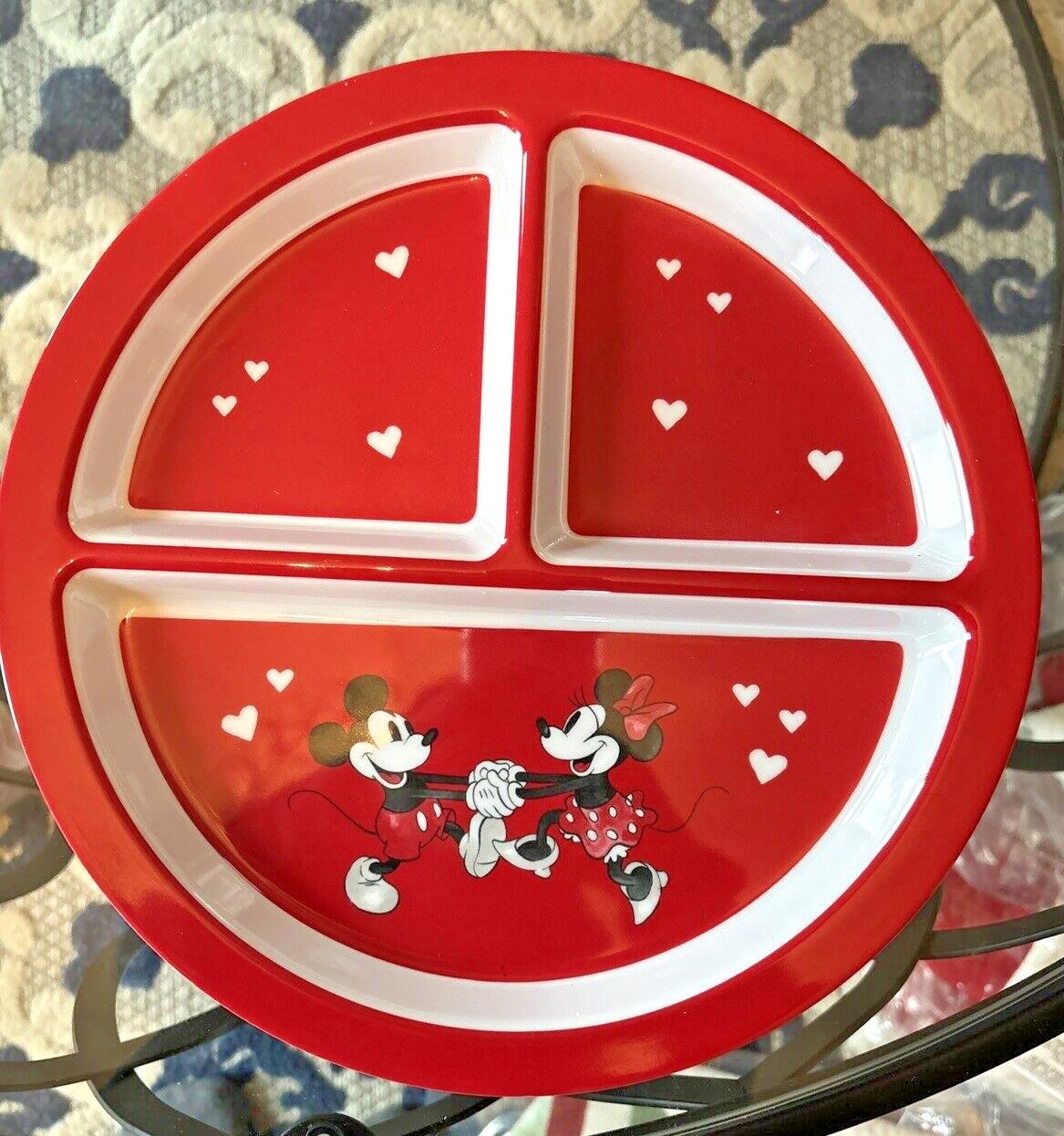 Pottery Barn holiday Disney Mickey Mouse party Minnie Dinner Plate kid Heart