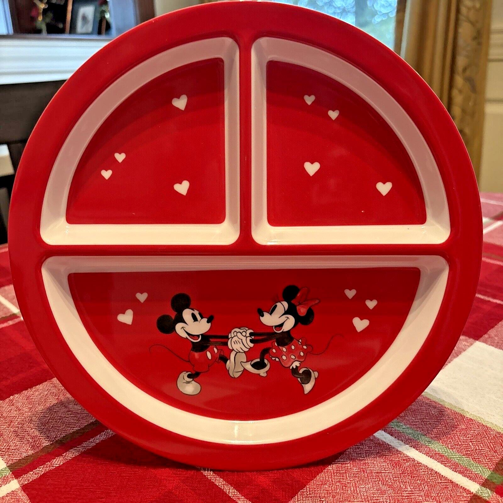 Pottery Barn holiday Disney Mickey Mouse party Minnie Dinner Plate kid Heart