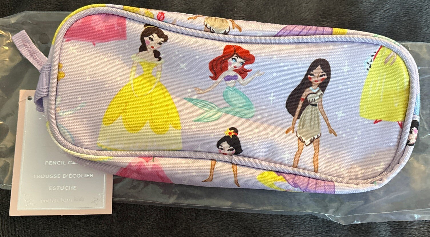 Pottery Barn School DISNEY Princess Cinderella Belle Castle girl holiday gift ..