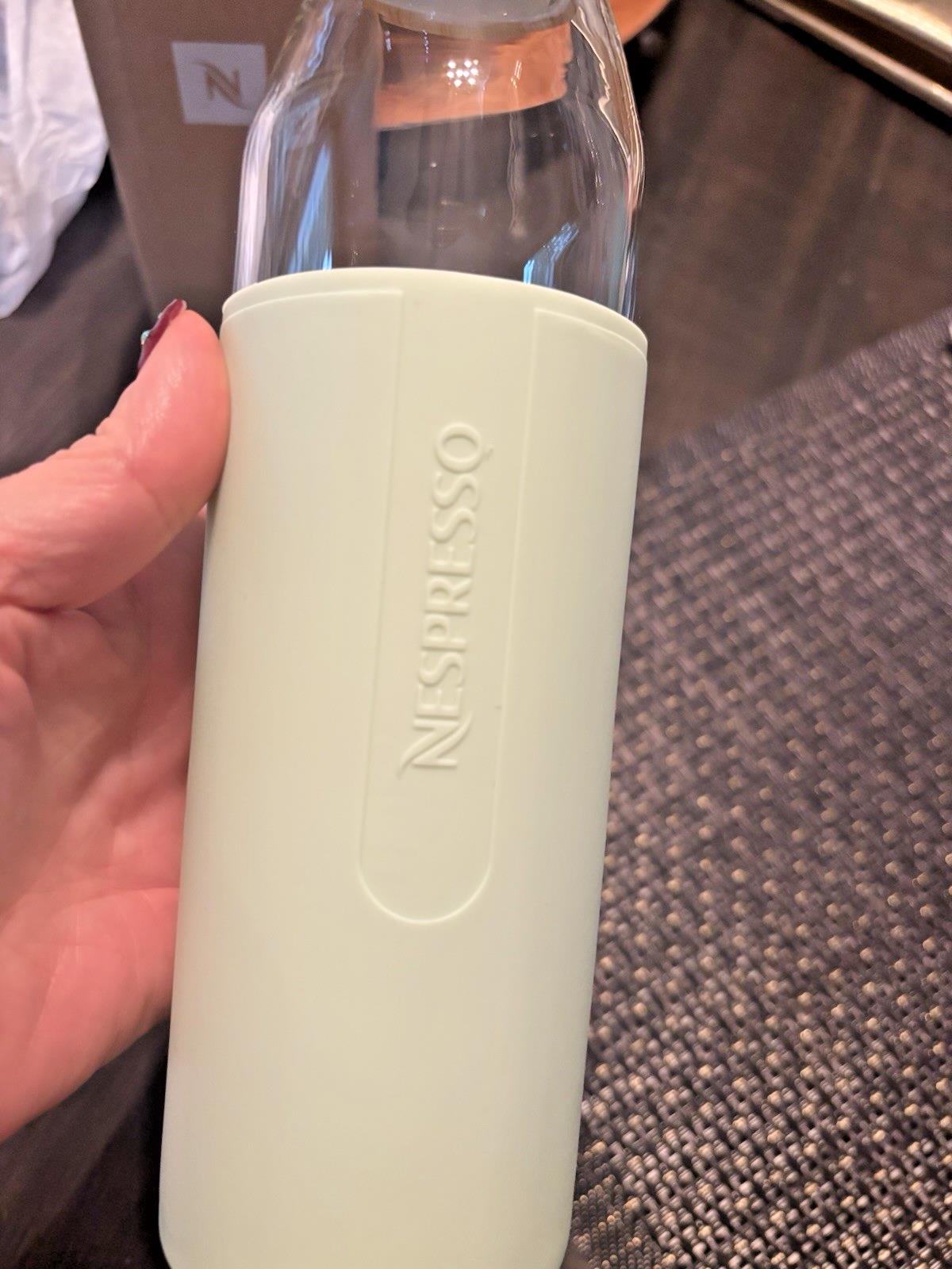 Nespresso Coffee Water Bottle holiday Christmas holiday gift travel school kid `