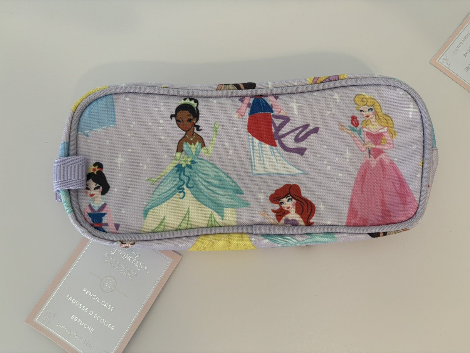 Pottery Barn School DISNEY Princess Cinderella Belle Castle girl holiday gift ..