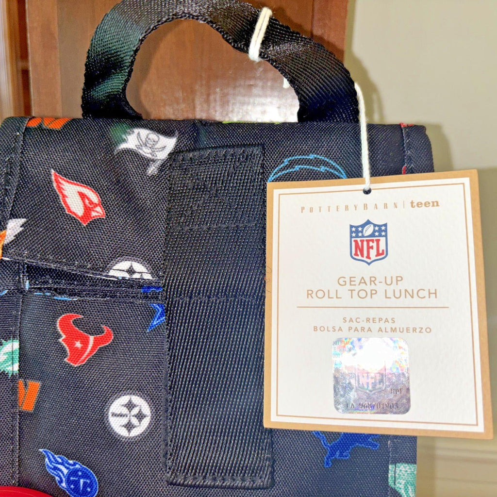 Pottery Barn School Lunch Bag NFL sports bag travel Baseball boy football kid -