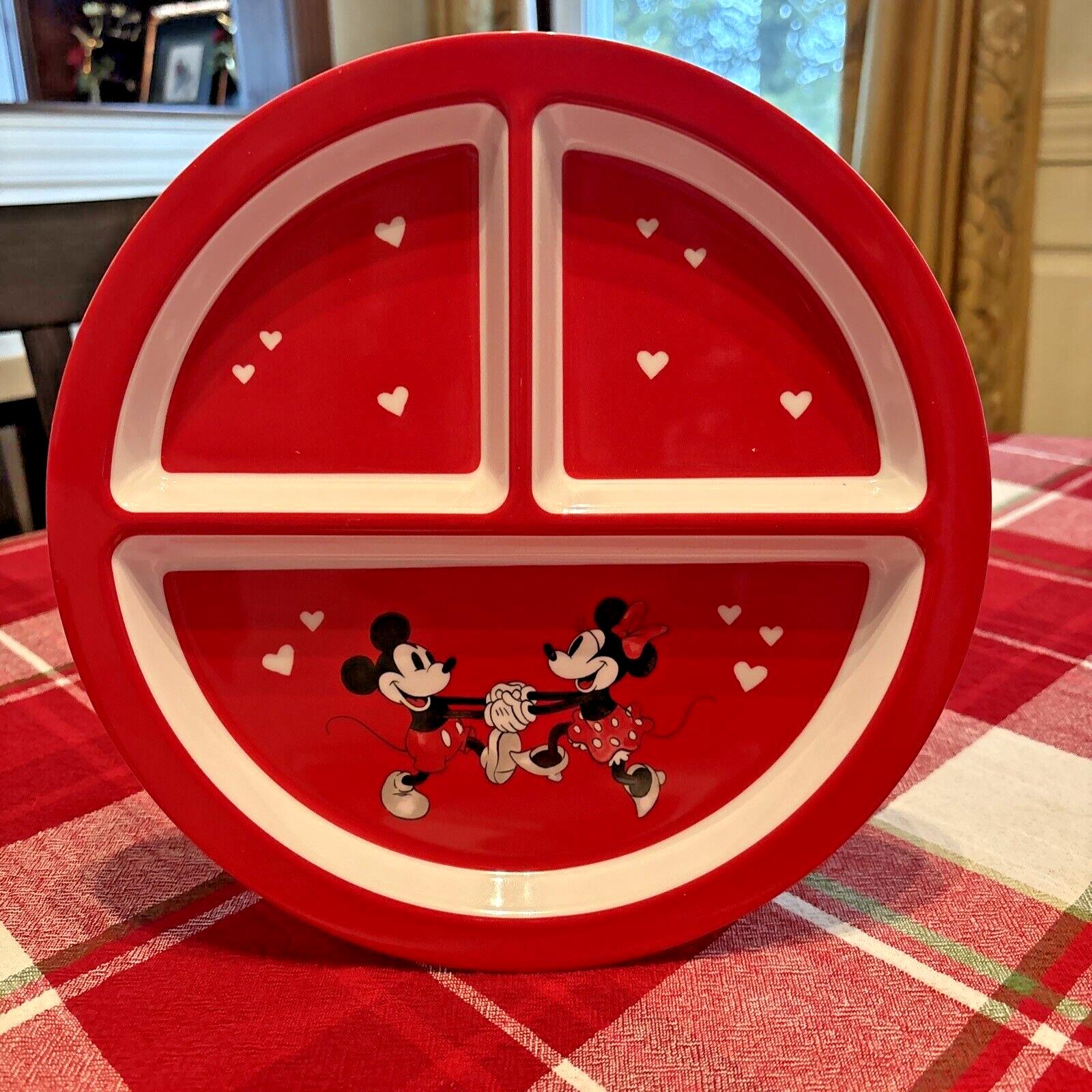 Pottery Barn holiday Disney Mickey Mouse party Minnie Dinner Plate kid Heart