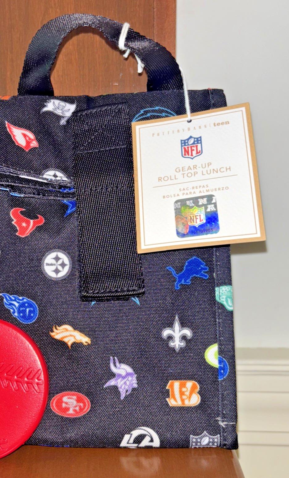 Pottery Barn School Lunch Bag NFL sports bag travel Baseball boy football kid -