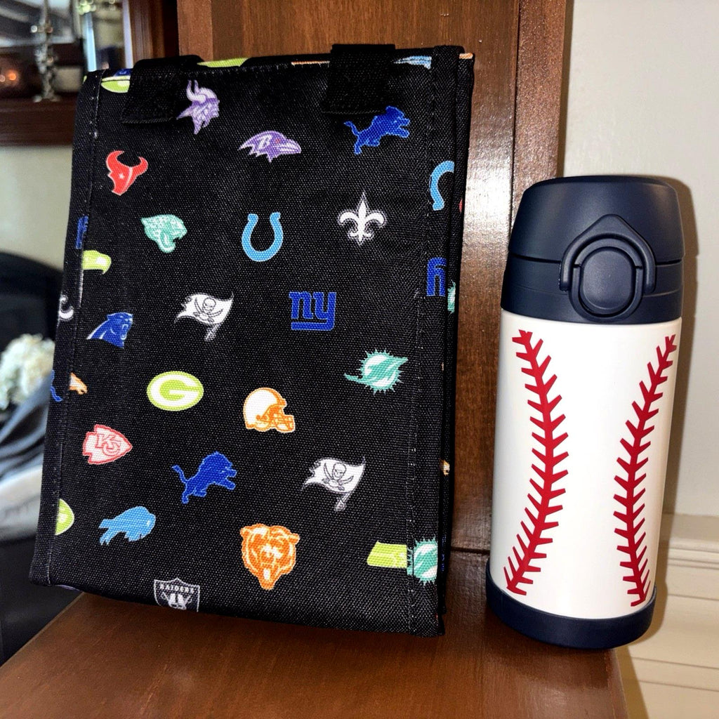 Pottery Barn School Lunch Bag NFL sports bag travel Baseball boy football kid -