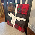 Pottery Barn holiday PLAID PATCHWORK Pillow Sham sullivan Party Guest?  `