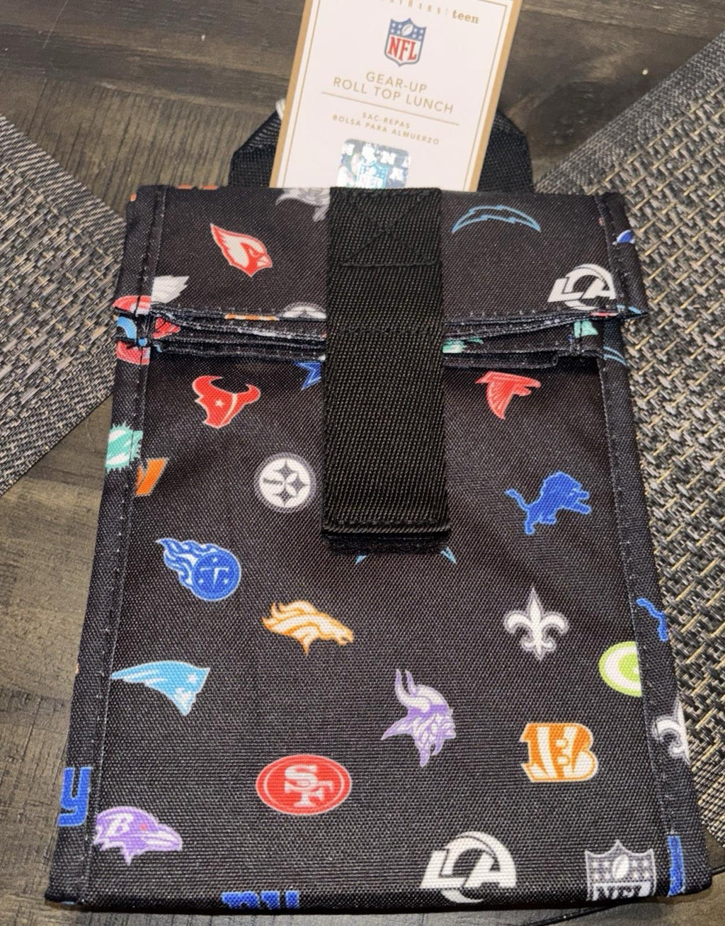 Pottery Barn School Lunch Bag NFL sports bag travel Baseball boy football kid -