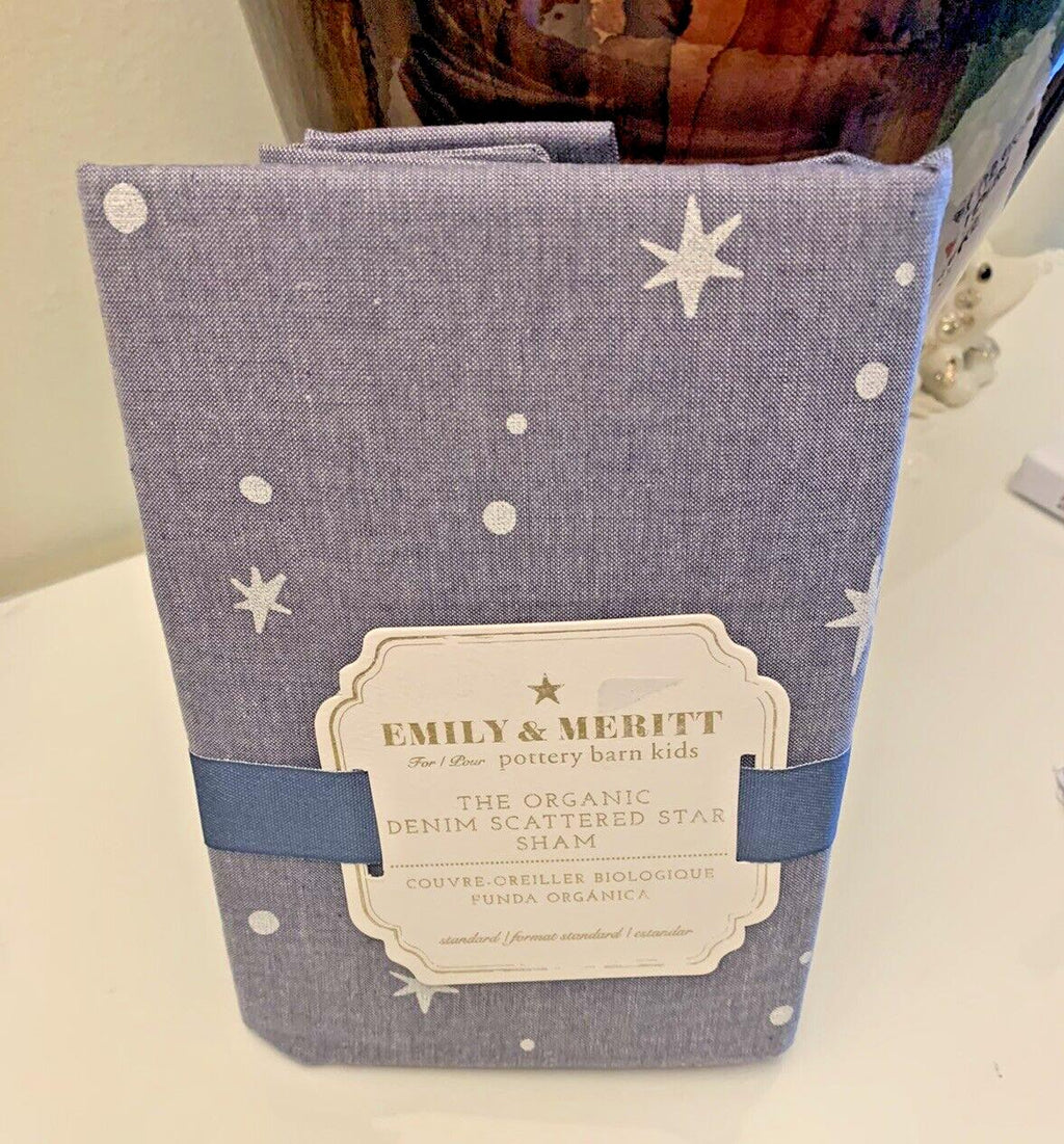 Pottery barn Disney Emily Meritt Star pillow sham holiday school kid gift new "