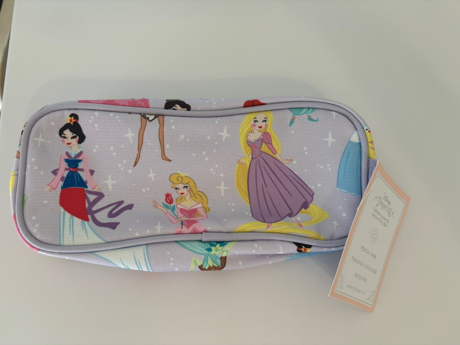 Pottery Barn School DISNEY Princess Cinderella Belle Castle girl holiday gift ..