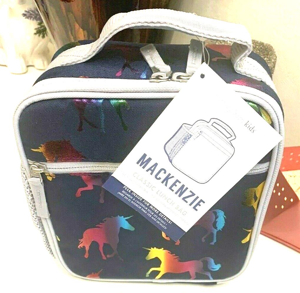 Pottery Barn LUNCH BOX BAG School Disney Rainbow UNICORN holiday gift .