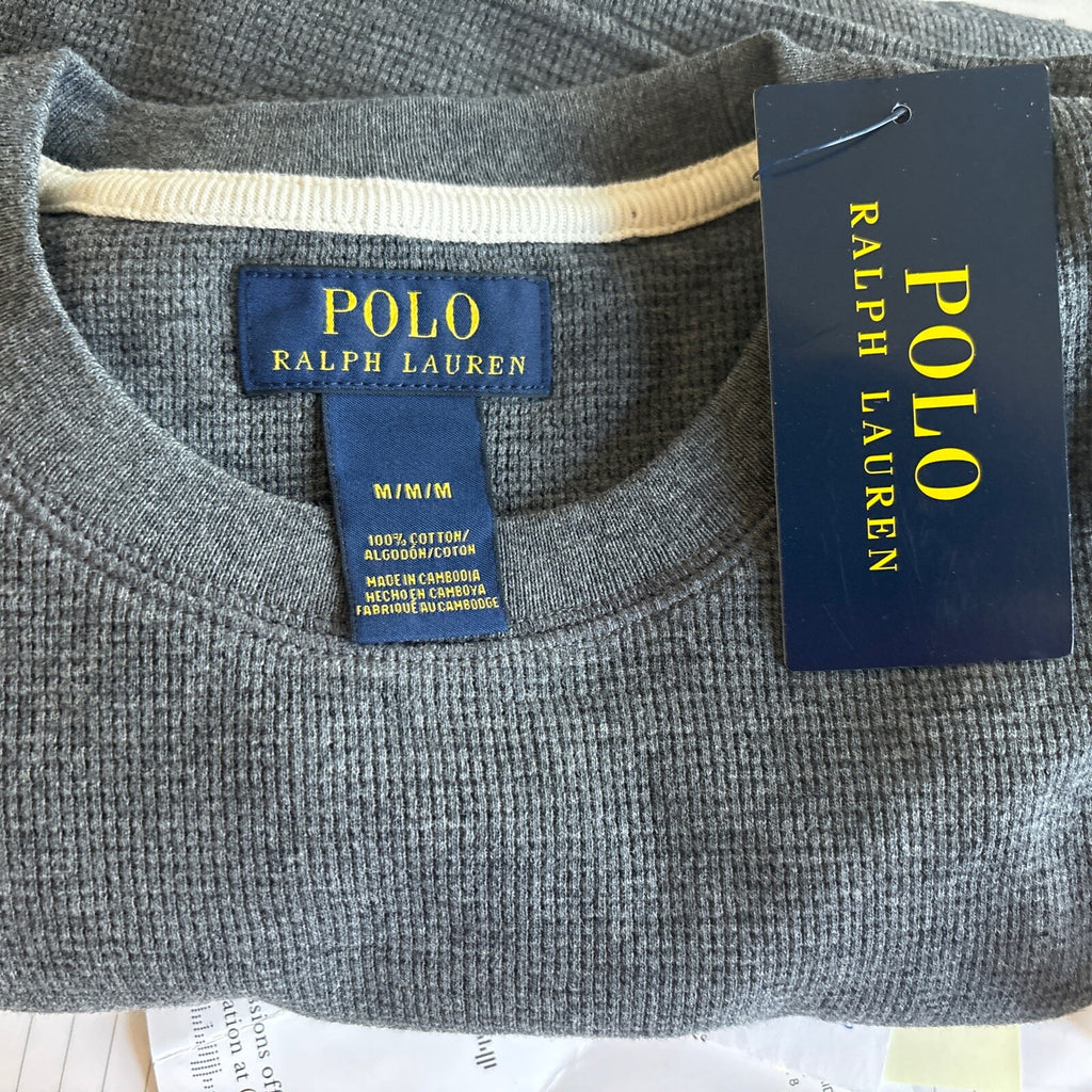 Ralph Lauren holiday polo shirt jersey teen boy man stripe Medium Disney $119 -
