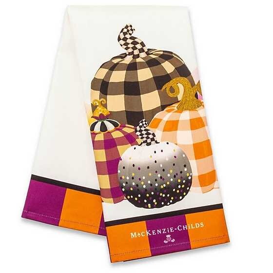 Mackenzie Child Thanksgiving holiday Birthday hand towel plaid gift party `