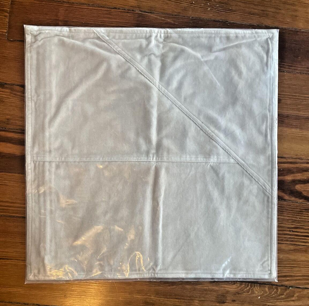 West Elm holiday Velvet Pillow cover sham Birthday Pottery barn gift 18" n