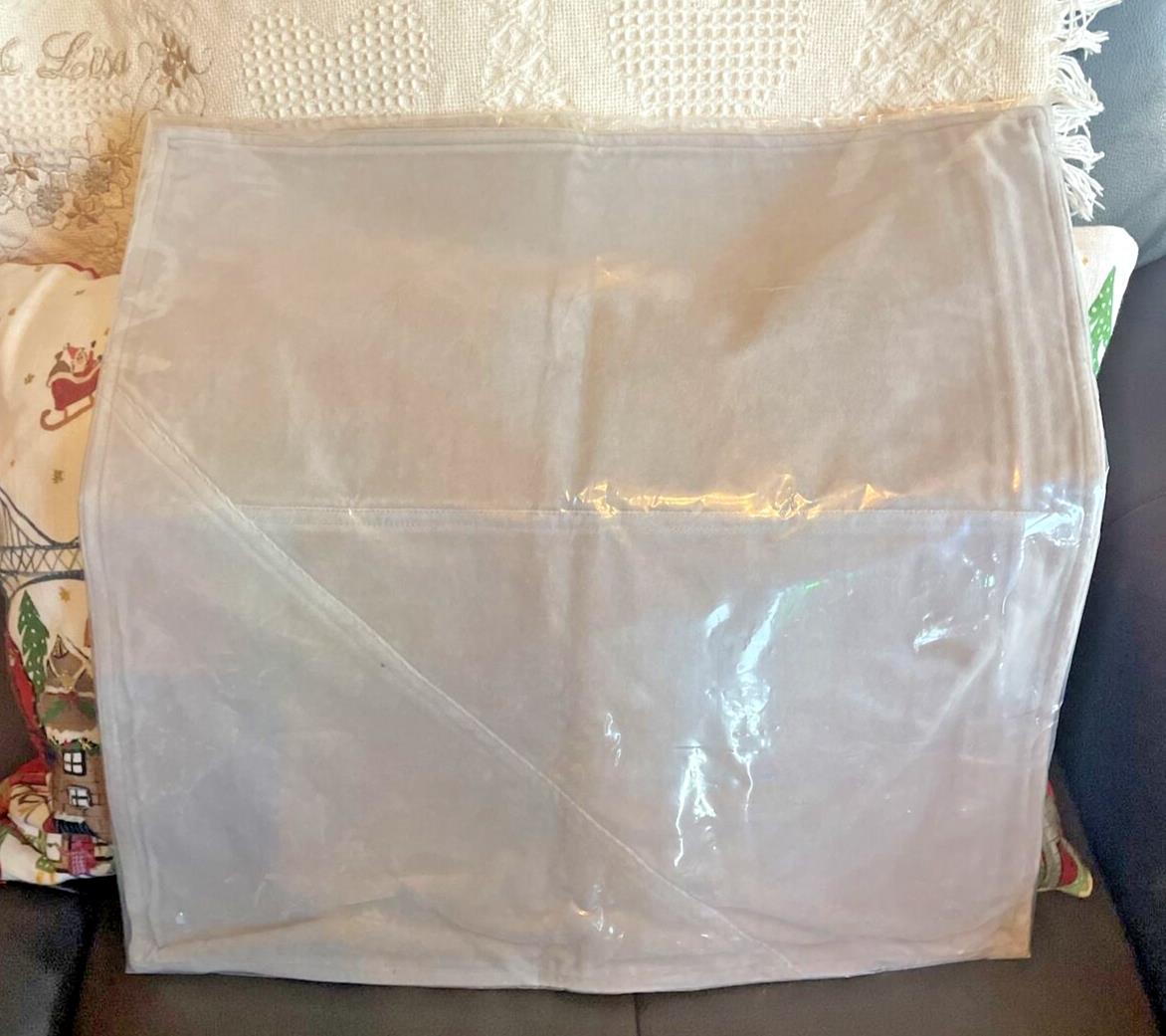 West Elm holiday Velvet Pillow cover sham Birthday Pottery barn gift 18" n